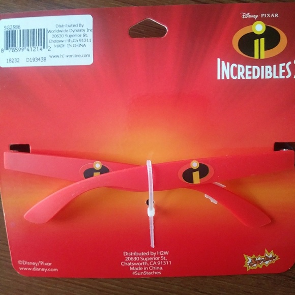 Disney | Accessories | Incredibles 2 Mr Incredible Sun Glasses | Poshmark